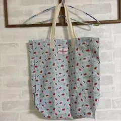 Cath Kidston 水色 犬柄 トートバッグ