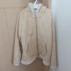 GUキッズ裏ボアパーカー 女の子用 130