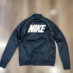 NIKEナイキMフルジップジャージチャコールグレーバックプリント