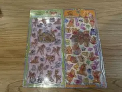 ［正規品］くまのプーさん バンビ プチドロップステッカー 2枚セット