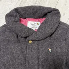 アーノルドパーマー キッズ ダウンジャケット 120 グレー ウール混