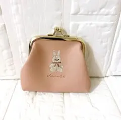 【新品未使用】がま口　財布　うさぎ　ピンク　小銭入れ