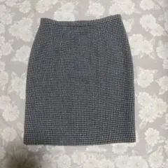 GIO SPORS ブルーとこげ茶チェック タイトスカートのサムネイル