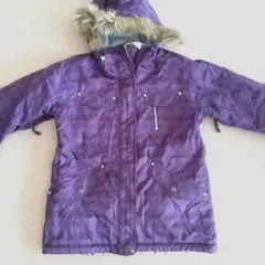 CSB フード付き紫色スノーボードウェア スキーウェア