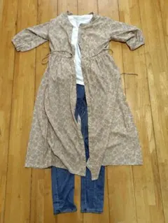 お値下げ！センスオブプレイス　アーバンリサーチ☆七分袖ロングワンピース