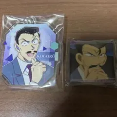 毛利小五郎 2点セット まとめ売り アクリルキーホルダー アクリルブロック