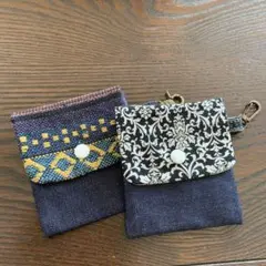 ハンドメイド　小物入れ　財布