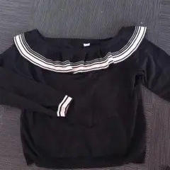 H&MオフショルダーニットL