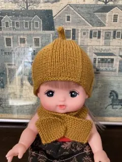 ⑫メルちゃんニット帽子　単品