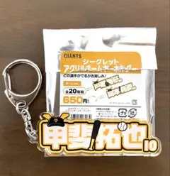 ジャイアンツ 甲斐 拓也選手 アクリルネームキーホルダー　シークレット