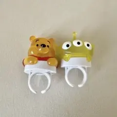ディズニー カプセルリングライトコレクション 2個セット ガチャガチャ