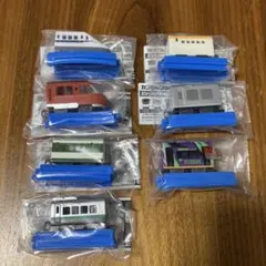 カプセルプラレール 中間車・後尾車セット ロマンスカー 新幹線 つばさ