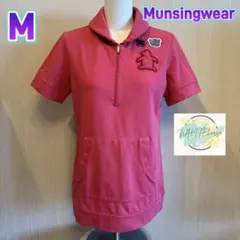 Munsingwear プルオーバー　トップス　ピンク　M 半袖　C7のサムネイル