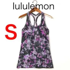 H3092-122◾️ルルレモン　フローラル柄　レーサーバックタンクトップ