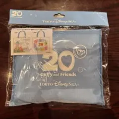 ダッフィーフレンズ　ショッピングバッグ　ハートフェルトレターズオブフレンドシップ