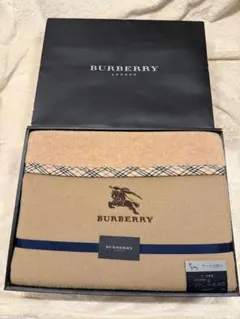 BURBERRY バーバリー ウール100%毛布 140×200cm