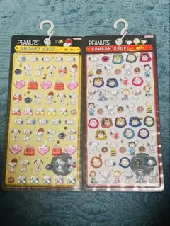 PEANUTS BONBON DROP mini シール 2シートセット