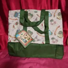 サンリオキャラクターズ　もふ耳レトロロリヰタ　保冷ポケット付き2段トートバッグ