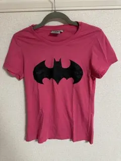 バットマン ピンク Tシャツ Lサイズ