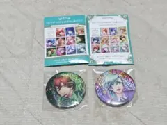 うたの☆プリンスさまっ♪ トレーディングホログラム缶バッジ 寿嶺二 美風藍