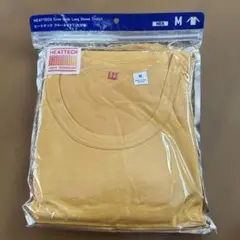 UNIQLO ヒートテッククールネックT 九分袖 M イエロー