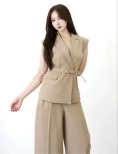 MARGA BELTED TAILORED SETセットアップ