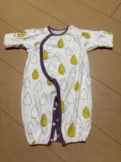 2way 水滴柄ロンパース 50-60cm