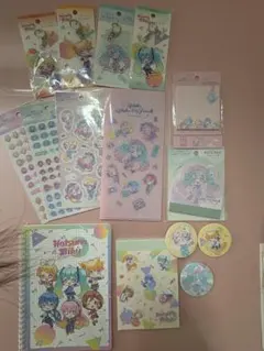 初音ミク文房具セット、アクスタ