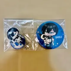 混血のカレコレ まねきねこ ドライ アクリルスタンド 缶バッジ