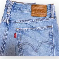 LEVI'S PREMIUM WEDGIESTRAIGHT ビッグE ダメージ