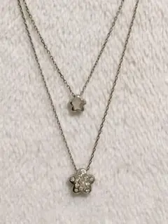 か*お様 マリークワントの2連ネックレス