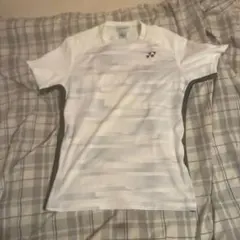 YONEX ホワイト ストライプ Tシャツユニフォーム