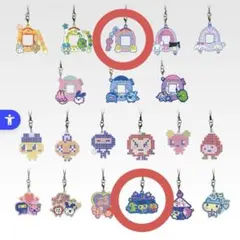 たまごっち 一番くじ F賞 ラバーキーホルダ 2点 めめっちまめっちくちぱっち