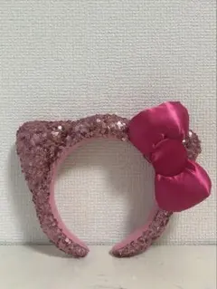 ユニバ キティちゃん カチューシャ ピンク