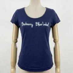 Burberry Blue Label 半袖Tシャツ ネイビー