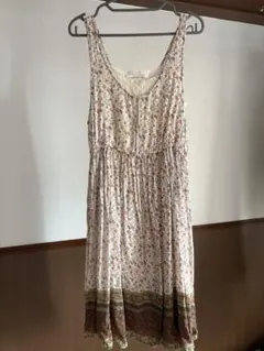 花柄 ノースリーブ ワンピース 森ガール レトロ フェアリーグランジ グランジ