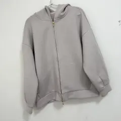 IEDIT イディット バックフレア パーカー ブルゾン ベージュ M - メルカリ