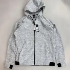アディダス　ジップアップパーカー　グレー　Mサイズ　新品タグ付き