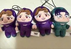 忍たま乱太郎 マスコット ぬいぐるみ 4点セット