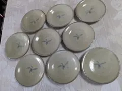 花柄　銘々皿　9枚