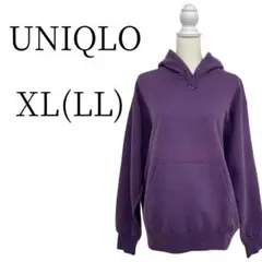★美品 UNIQLO ユニクロ 紫 パーカー XL(LL)