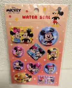 【新品未開封】ディズニー ミッキーミニー ウォーターシール