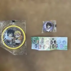 鬼滅の刃 くら寿司 コラボ 缶バッジ&コースター