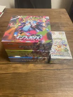 ポケモンカード　4ボックスシュリンク付き(テラスタルフェス、インフェルノX)