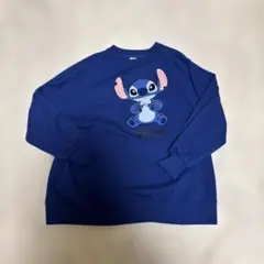 スティッチ　トレーナー　裏起毛