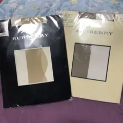 新品未使用未開封　バーバリー　ストッキング　S-M&L-LL 2足セット