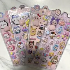 ラブブ　ちいかわ　お尻シール　4枚セット