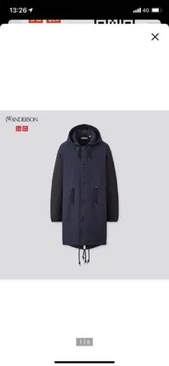 UNIQLO JW ANDERSONＪWアンダーソン　Mサイズ ネイビー