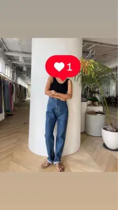searoomlynn ローウエスト カットマーメイドデニムスカート 23インチ