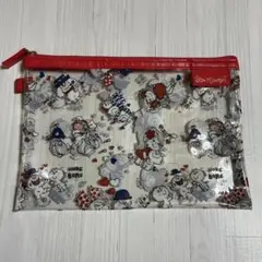 水森亜土 クリアポーチ フラットケース